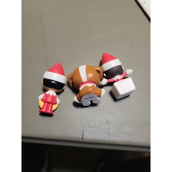 Elf on the Shelf Mini Figures Lot of 3 Christmas Toys Box Cookie and puppy dog - Picture 5 of 6